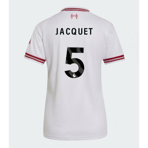 Liverpool Jeremy Jacquet #5 Vieraspaita Naiset 2026-27 Lyhythihainen